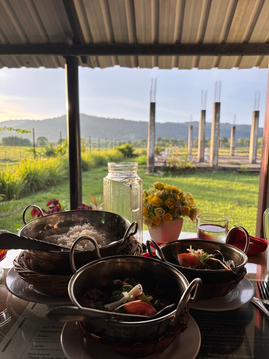 Nasi and rendang in Langkawi
